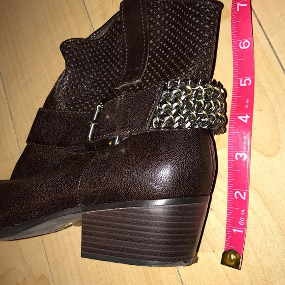 BCBGeneration Western Leather Cowgirl Ankle Boots - Picture 8 of 8